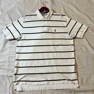 Mens Polo Ralph Lauren Large Stripe Brown And Khaki Perfect